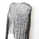 Black Poncho and Scarf-2