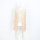 Cream Poncho / Scarf-1