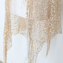 Cream Poncho / Scarf-4