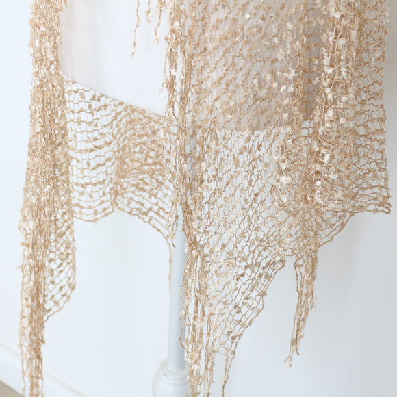 Cream Poncho / Scarf