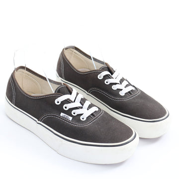 Vans Black Lace-Up Platform Sneakers - Size 7 - 0