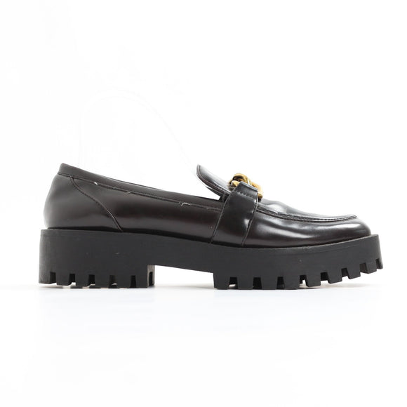 MNG Black Chunky Loafers - Size 40