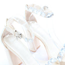 Rock + Co Cream Rhinestone Platform Heels - Size 7-3