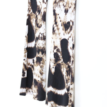 Philosophy Cow Print Flared Leggings - Size XS/S - 0