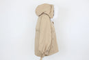 Light Brown Winter Jacket – Fur Trim | Size XS | Brand new-3