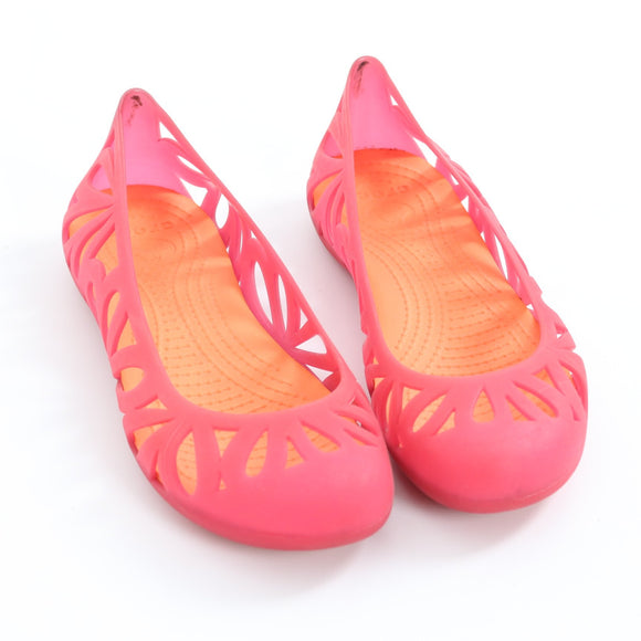 Crocs Pink and Orange Pumps - Size W7