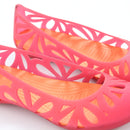 Crocs Pink and Orange Pumps - Size W7-3