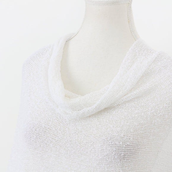 White Poncho - Size S