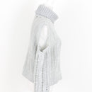 Missguided Grey Cable-Knit Jersey - Size S-3