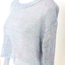 PrettyLittleThing Metallic Cropped Jersey - Size 10-2