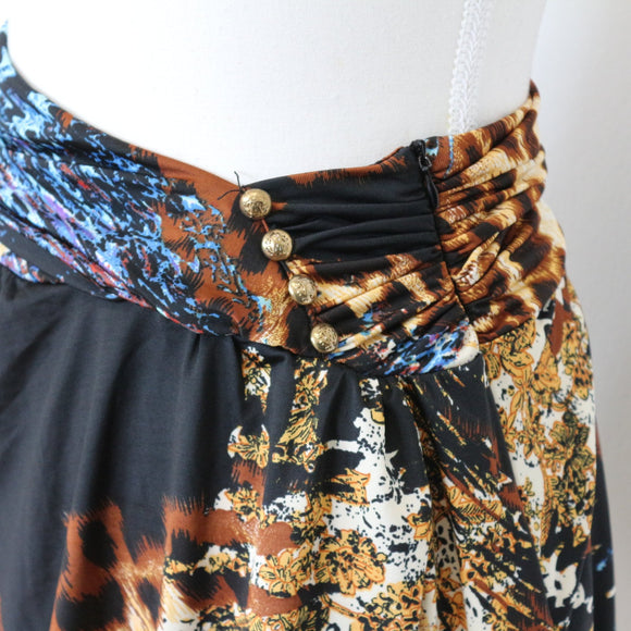 Roberto Cavalli Leopard Print Mini Skirt - Size XS