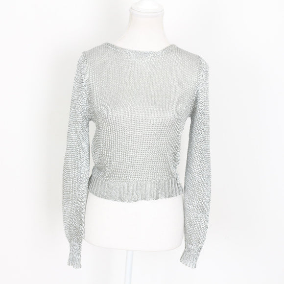 PrettyLittleThing Silver Jersey - Size 8