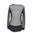 Olimba Black Mesh Sports Top - Size XS-1