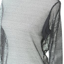 Olimba Black Mesh Sports Top - Size XS-2