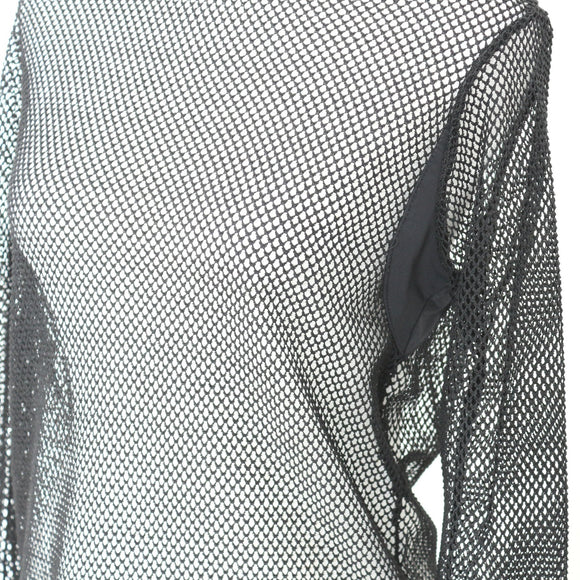 Olimba Black Mesh Sports Top - Size XS