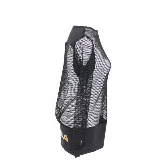 Olimba Black Mesh Sports Top - Size XS