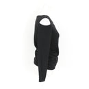 Marella Black Jersey with Cut-Out Details - Size S-3