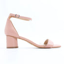 Trenery Pink Genuine Leather Strappy Heels - Size 39-1