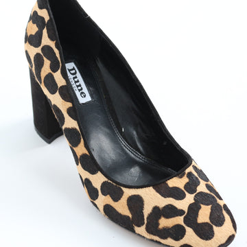Dune London Cheetah-Print Block Heels - Size 6 - 0