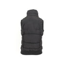 Active Black Sleeveless Puffer Jacket - Size S-3