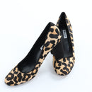 Dune London Cheetah-Print Block Heels - Size 6-5