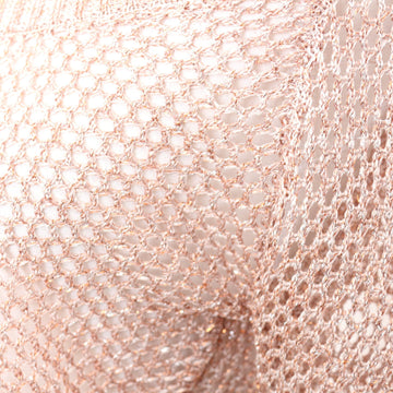 Sass Pink Metallic Knit Jersey - Size 10 - 0