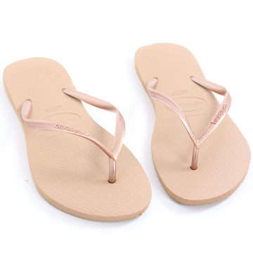 Havaianas Rose Gold Flip-Flops - Size 41–42 - 0