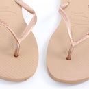 Havaianas Rose Gold Flip-Flops - Size 41–42-4