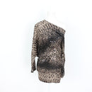 Ciclo Animal Print One-Shoulder Dress with Sparkle Detail - Size 34 (Small Fit)-1