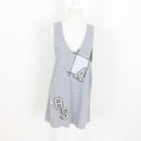 Dqmane Grey Sweatshirt Mini Dress - Size S-1