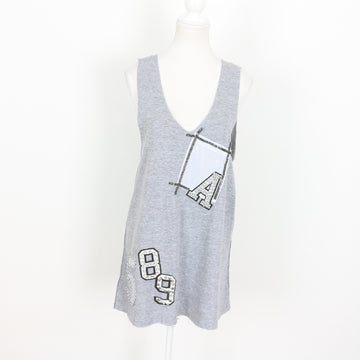 Dqmane Grey Sweatshirt Mini Dress - Size S
