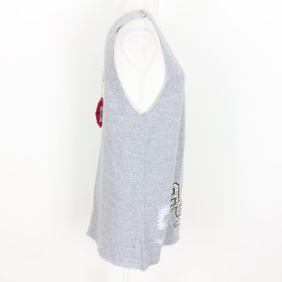Dqmane Grey Sweatshirt Mini Dress - Size S