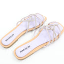 Madison Purple Sparkly Sandals - Size 7-4