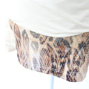 Leopard Print V-Neck Dress - Size S-3