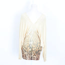 Leopard Print V-Neck Dress - Size S-4