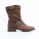 CAT Brown Genuine Leather Ankle Boots - Size 38-1