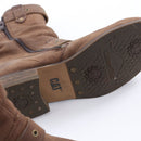 CAT Brown Genuine Leather Ankle Boots - Size 38-5