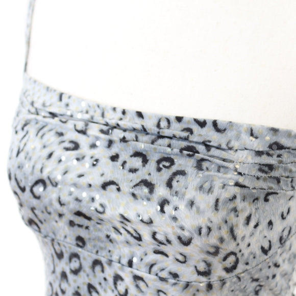Cheetah Print Cropped Blouse - Size XS