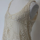Outback Red Cream Crochet Blouse - Size M-2