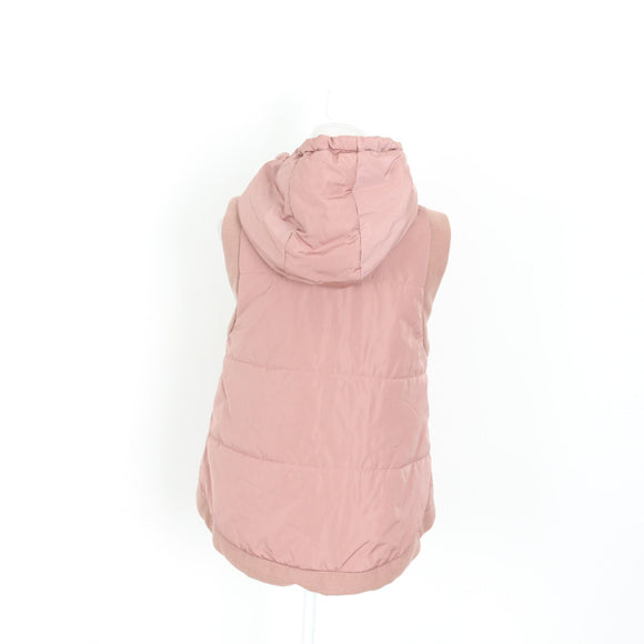 Country Road Dusty Pink Sleeveless Puffer Jacket - Size XXS